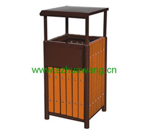 鋼木垃圾桶（tǒng）D019