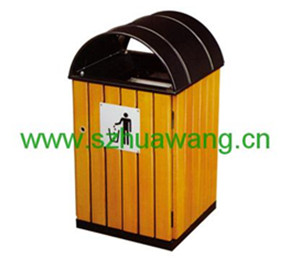 鋼（gāng）木垃（lā）圾桶D021