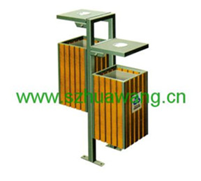 鋼木垃圾（jī）桶D042