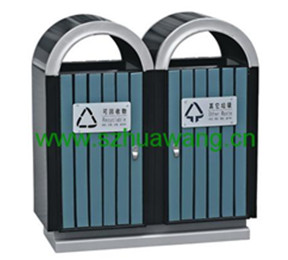 鋼木（mù）垃（lā）圾桶D043