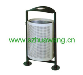 鋼板（bǎn）垃圾桶C016