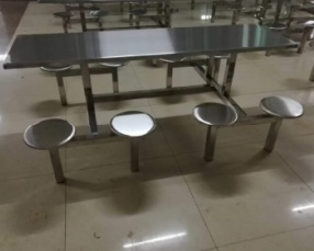 不鏽鋼（gāng）餐桌椅HW-K006
